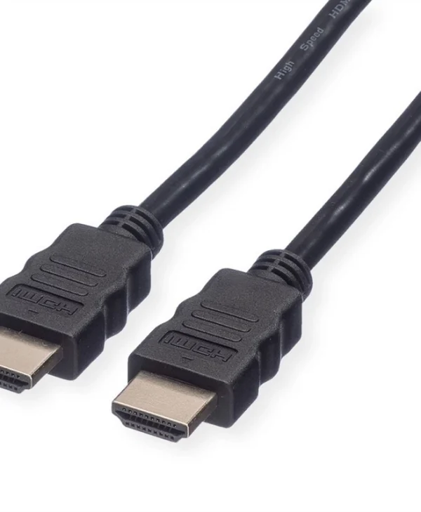 Roline HDMI 1.4 Cable HDMI male - HDMI male 5m Μαύρο 11.04.5545