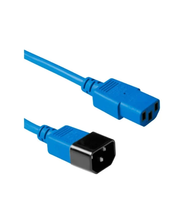 Roline IEC C14 - IEC C13 Cable 1.8m Μπλε 19.08.1522-25