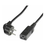 Roline Schuko - IEC C19 Cable 3m Μαύρο 19.08.1553