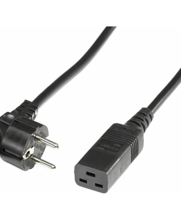 Roline Schuko - IEC C19 Cable 3m Μαύρο 19.08.1553