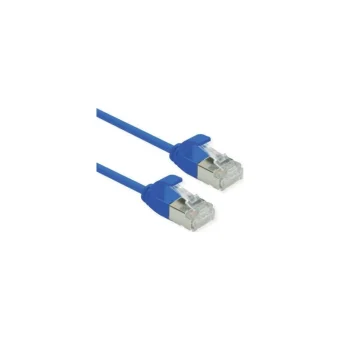 Roline F/UTP Cat.6a Καλώδιο Δικτύου Ethernet 0.3m Μπλε 1τμχ 21.15.3341
