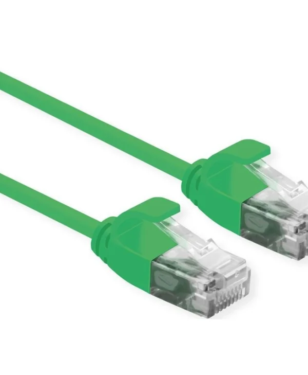 Roline U/UTP Cat.6a Καλώδιο Δικτύου Ethernet 0.3m Πράσινο 1τμχ 21.15.3931