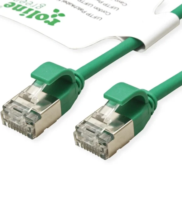 Roline F/UTP Cat.6a Καλώδιο Δικτύου Ethernet 5m Πράσινο 1τμχ 21.44.3337