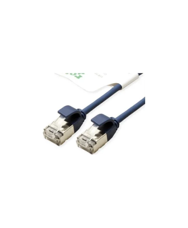 Roline F/UTP Cat.6a Καλώδιο Δικτύου Ethernet 0.3m Πράσινο 1τμχ 21.44.3341
