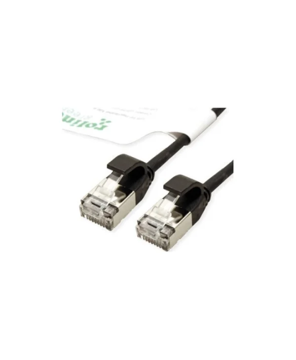 Roline F/UTP Cat.6a Καλώδιο Δικτύου Ethernet 0.5m Πράσινο 1τμχ 21.44.3352