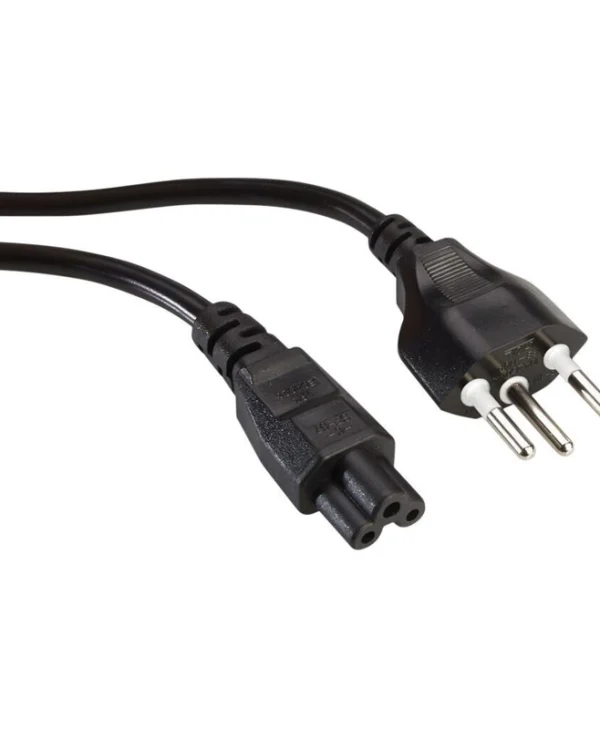 Value IEC C5 - IEC C5 Cable 1.8m Μαύρο 19.07.2097