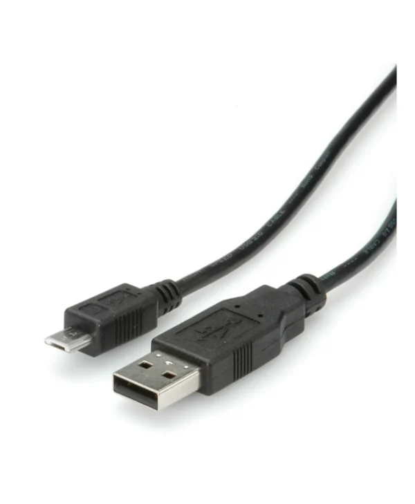 Roline USB 2.0 Cable USB-A male - micro USB-B male 1.8m (11.02.8752)