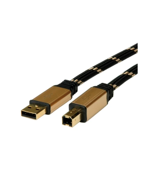 Roline USB 2.0 Cable USB-A male - USB-A male Χρυσό 45m 11.02.8805