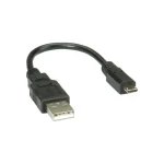 Roline Regular USB 2.0 to micro USB Cable 0.15m (11.02.8310) 1τμχ - Image 3