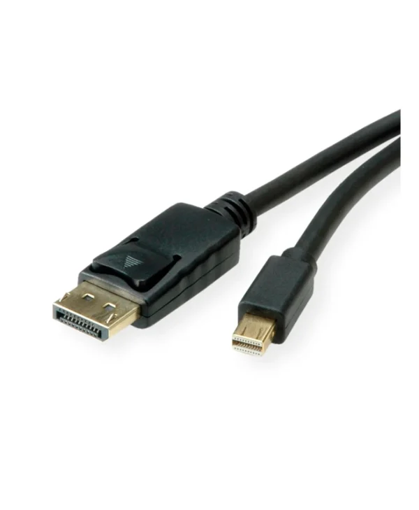 Roline Cable DisplayPort male - mini DisplayPort male 2m Μαύρο (11.04.5815-10)