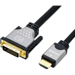 Roline Cable DVI-I male - HDMI male 1.5m Μαύρο (11.04.5876)