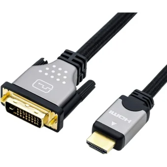 Roline Cable DVI-I male - HDMI male 1.5m Μαύρο (11.04.5876)