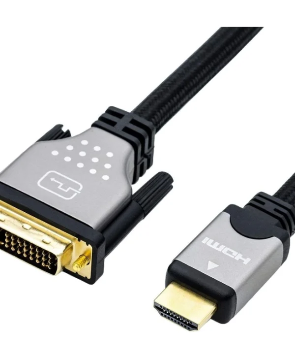 Roline Cable DVI-I male - HDMI male 1.5m Μαύρο (11.04.5876)