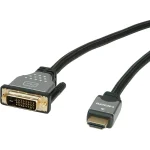 Roline Cable DVI-I male - HDMI male 1.5m Μαύρο (11.04.5876) - Image 3