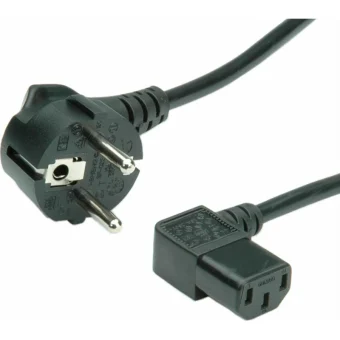 Roline Schuko - IEC C13 Cable 1.8m Μαύρο 19.08.1118