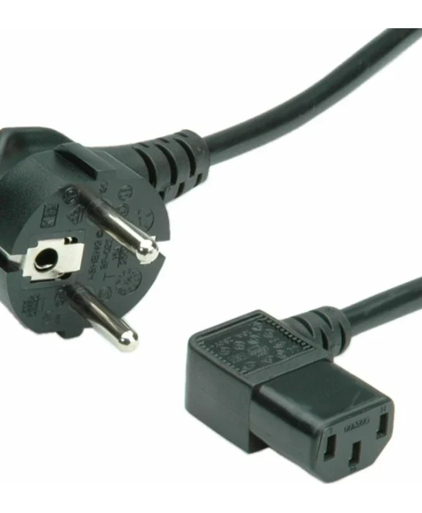 Roline Schuko - IEC C13 Cable 1.8m Μαύρο 19.08.1118