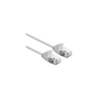 Roline U/UTP Cat.6a Καλώδιο Δικτύου Ethernet 0.3m Γκρι 1τμχ 21.15.3901