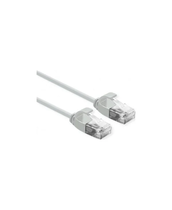 Roline U/UTP Cat.6a Καλώδιο Δικτύου Ethernet 0.3m Γκρι 1τμχ 21.15.3901