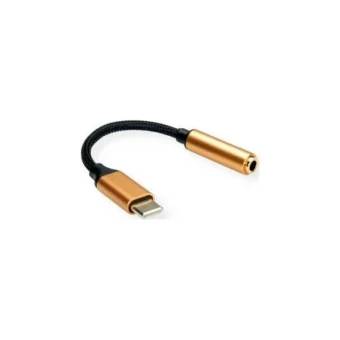 Roline Usb-c To 3.5mm Jack Adapter Gold 12.03.3223