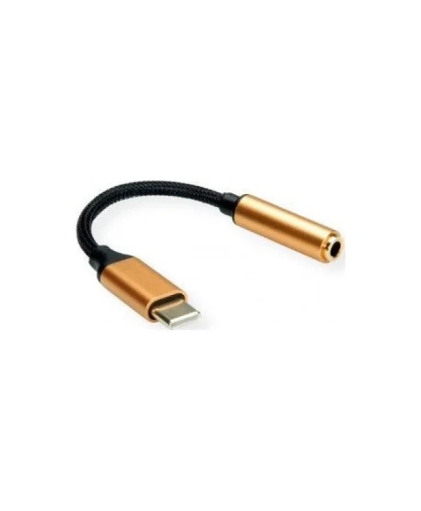 Roline Usb-c To 3.5mm Jack Adapter Gold 12.03.3223