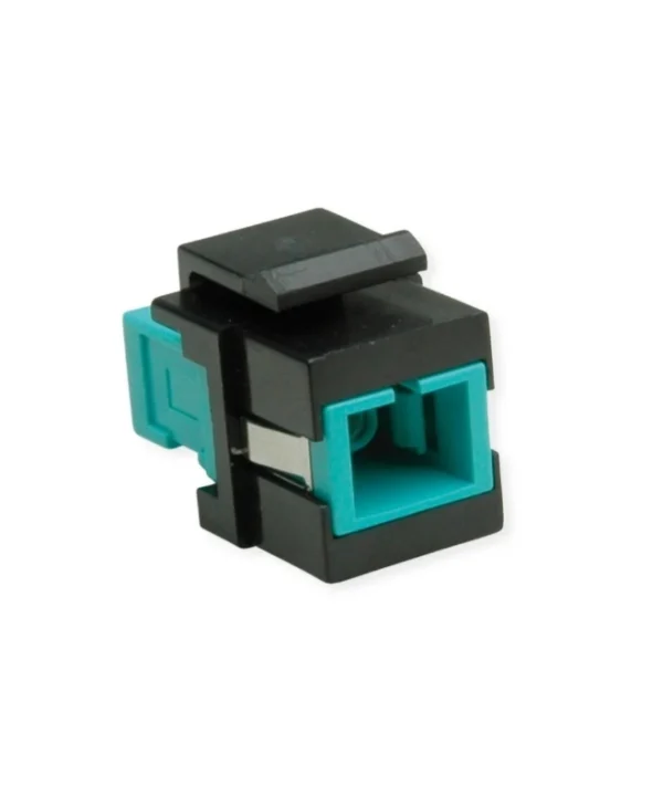 Roline Keystone Fiber Optic Jack, SC Simplex, Multimode, OM3 1τμχ 21.17.0054-20