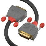 Lindy Cable DVI-D male - DVI-D male 7.5m Μαύρο (36225) - Image 2