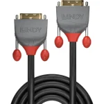 Lindy Cable DVI-D male - DVI-D male 7.5m Μαύρο (36225) - Image 3