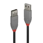 Lindy USB 2.0 Cable USB-A male - USB-A male Μαύρο 0.2m 36690 - Image 2