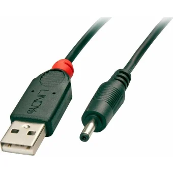 Lindy USB 2.0 Cable USB-A male - DC Μαύρο 1.5m (70266)