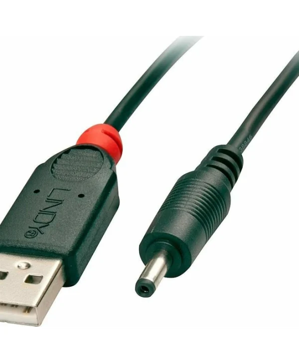 Lindy USB 2.0 Cable USB-A male - DC Μαύρο 1.5m (70266)