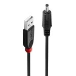 Lindy USB 2.0 Cable USB-A male - DC Μαύρο 1.5m (70266) - Image 2
