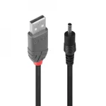 Lindy USB 2.0 Cable USB-A male - DC Μαύρο 1.5m (70266) - Image 3