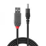 Lindy USB 2.0 Cable USB-A male - DC Μαύρο 1.5m (70266) - Image 5