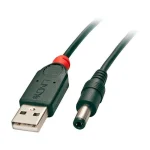 Lindy USB 2.0 Cable USB-A male - DC Μαύρο 1.5m (70268) - Image 2