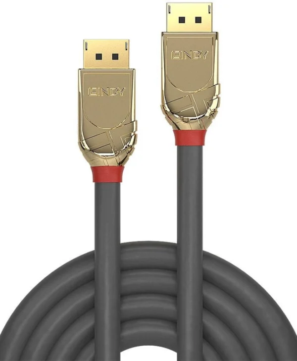 Lindy Cable DisplayPort male - DisplayPort male 2m Μαύρο (36292)