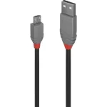 Lindy Anthra Line Regular USB 2.0 to micro USB Cable Μαύρο 0.2m (36730) - Image 3