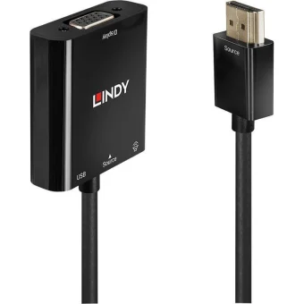 Lindy Μετατροπέας HDMI male σε VGA female 1τμχ 38285