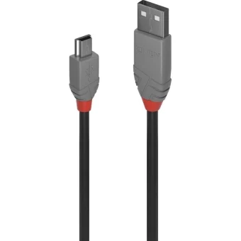 Lindy USB 2.0 Cable USB-A male - mini USB-B male 3m (36724)