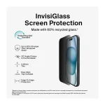 Belkin Privacy Tempered Glass (iPhone 17 / 17 Pro / 16 Pro) OVA169HQ - Image 3