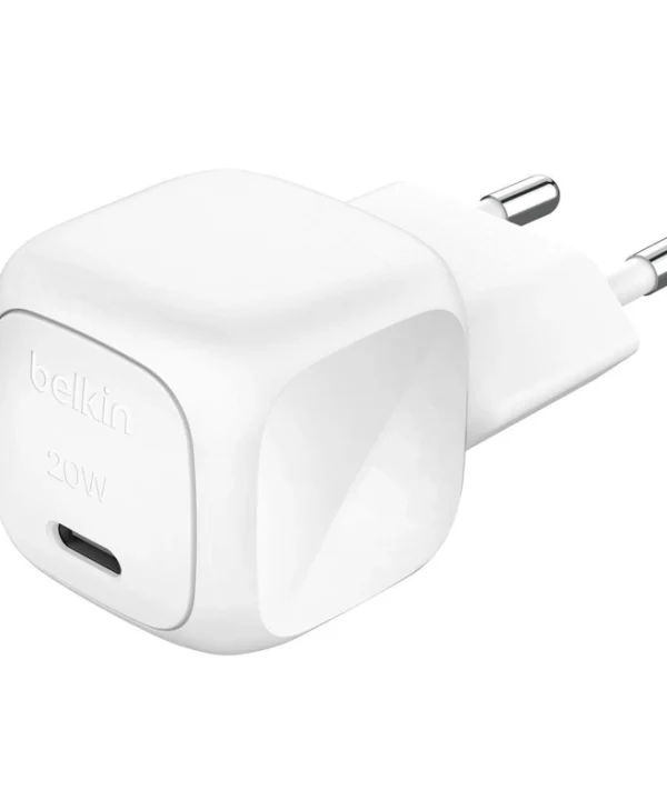Belkin Φορτιστής Χωρίς Καλώδιο με Θύρα USB-C 20W Power Delivery Λευκός (BoostCharge) WCA009KQWH