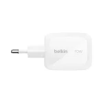Belkin 3-port Usb C Charger 70w Gan Charger Including Plugs Usa Uk Eu 2 Usb-c Ports 1 Usb-a Port Fast Charger Macbook Iphone Ipad Pro Samsung Galaxy Pixel Etc – White WCH018HQWH - Image 5