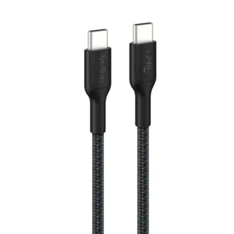 Belkin USB-C to Lightning Cable 240W Μαύρο 2m CAB025HQ2MBK CAB025hq2MBK