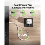 Belkin Φορτιστής Χωρίς Καλώδιο με Θύρα USB-C 65W Power Delivery Λευκός (WCA011KQWH) - Image 2