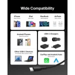 Belkin Boost↑charge Pro Braided USB-C to Lightning Cable 240W Μαύρο 3m CAB025HQ3MBK - Image 9