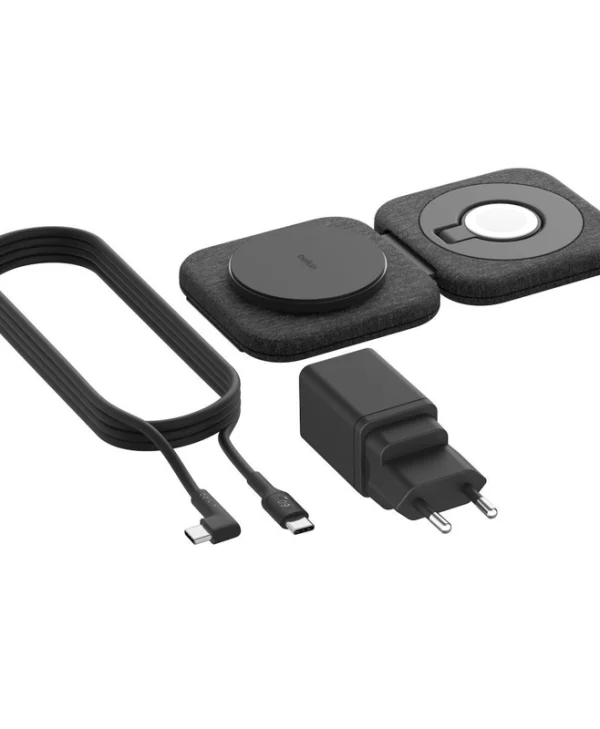 Belkin Ασύρματος Φορτιστής Qi2 15W Μαύρος (Boost Pro) WIZ026VFBK