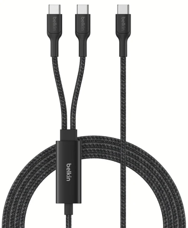Belkin USB 2.0 Cable USB-C male - USB-C 140W Μαύρο 1.5m CAC004hq1.5MBK CAC004HQ1.5MBK