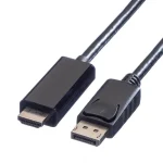 Value Cable DisplayPort male - HDMI male 5m Μαύρο (11.99.5788)