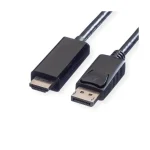 Value Cable DisplayPort male - HDMI male 5m Μαύρο (11.99.5788) - Image 2