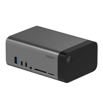 Belkin 11-in-1 Pro GaN Dock USB-C Docking Station με HDMI 4K PD Ethernet και σύνδεση 3 Οθονών Γκρι INC020KQSGY