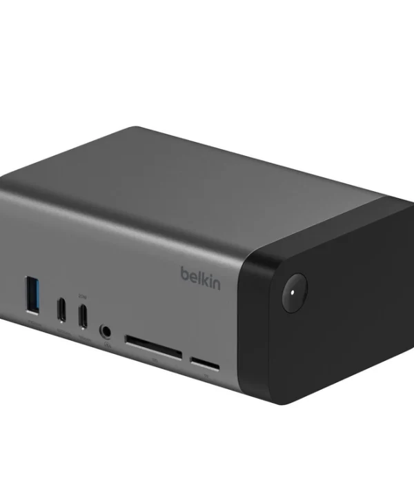 Belkin 11-in-1 Pro GaN Dock USB-C Docking Station με HDMI 4K PD Ethernet και σύνδεση 3 Οθονών Γκρι INC020KQSGY